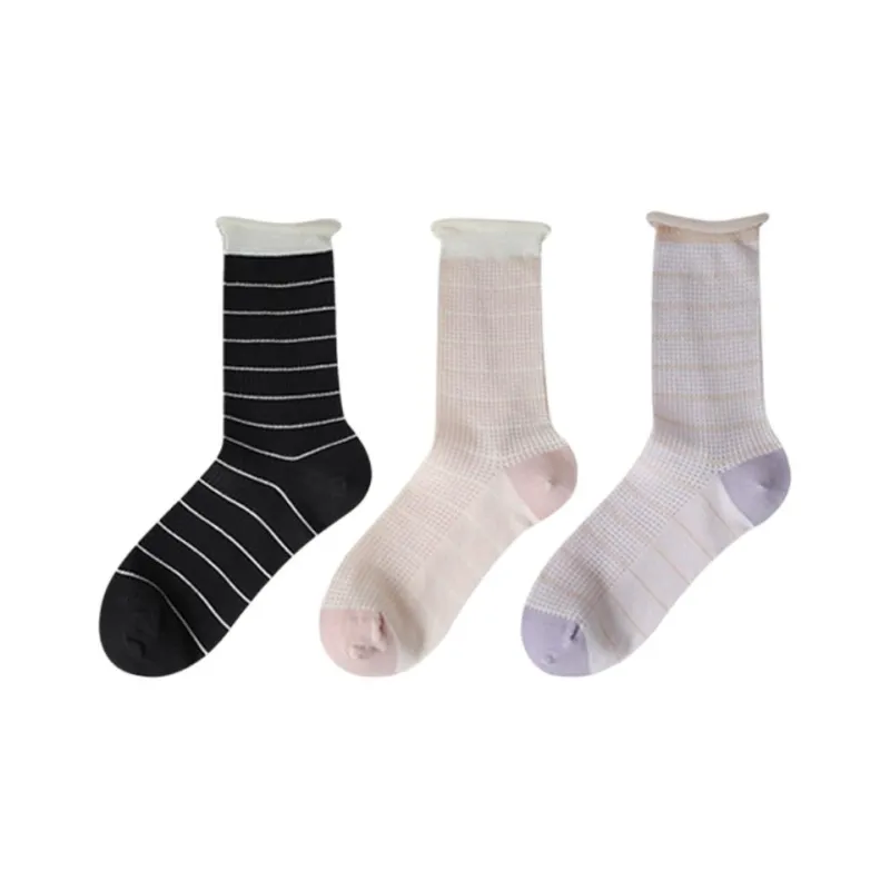 Cheemy Free Mid Calf Socks Women's 3 Pack-4