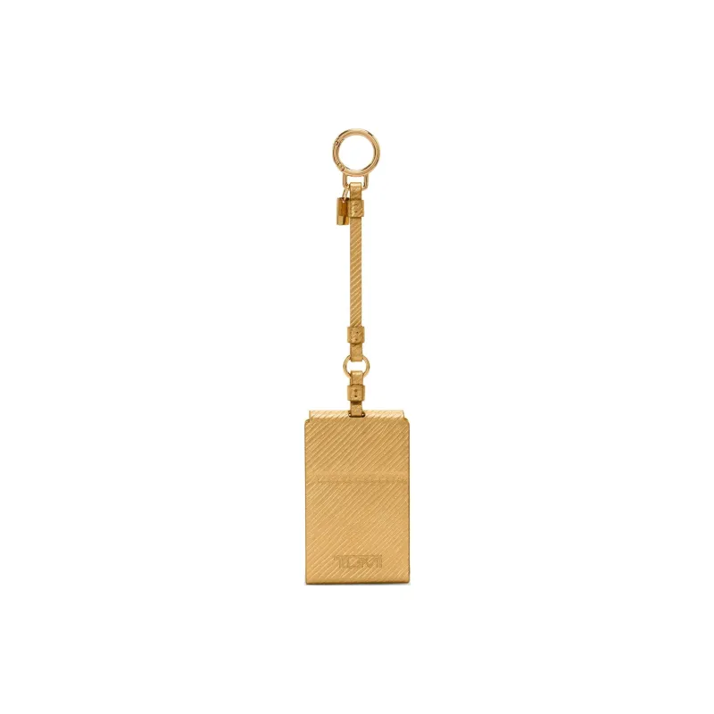 TUMI Leather Bag Accessory Women's Gold-1