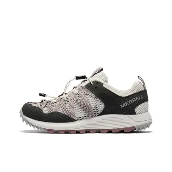 MERRELL Wildwood Aerosport Breathable And Lightweight Low Top Outdoor Shoes Women's Pink Gray