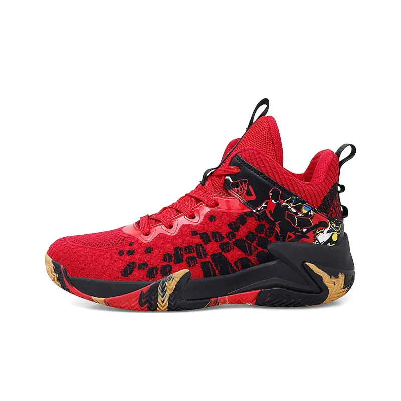 AMICNIEGD Anti Slip And Wear Resistant Water Resistant Low Top Basketball Shoes Unisex-10