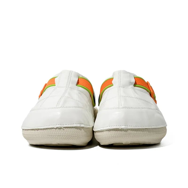 NANJIREN Abrasion Resistant Slip Resistant Closed Toe Slippers Unisex Beige Green Orange-6