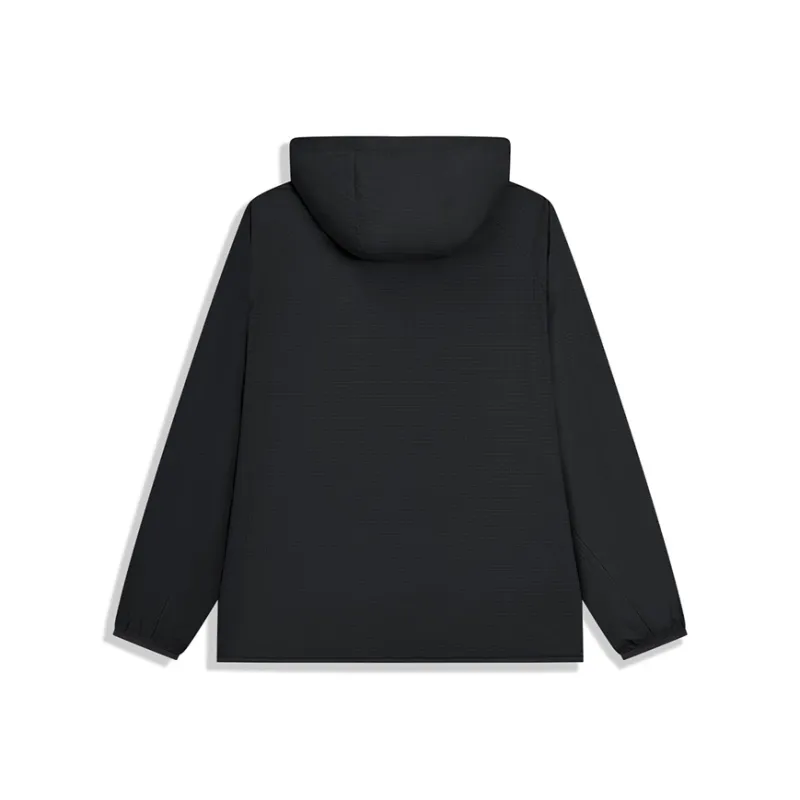 XTEP Trench Coat Unisex Jet Black-1
