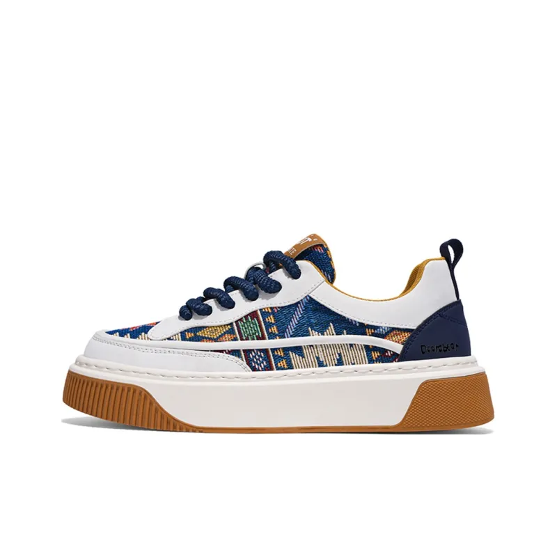 Budding Bear Slip Resistant, Abrasion Resistant, Lightweight, Breathable Low Top Skateboard Shoes Men's-8