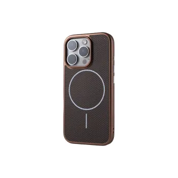 DEPA PC Material Textile Carbon Fiber Textured Magnetic Phone Cases Compatible With Apple 13 16 Series Minimalist