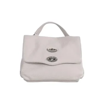 Zanellato Postina Leather Messenger Bag, Handbag Women's Gray