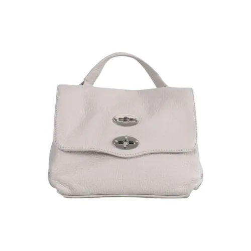 Zanellato Postina Leather Messenger Bag, Handbag Women's Gray