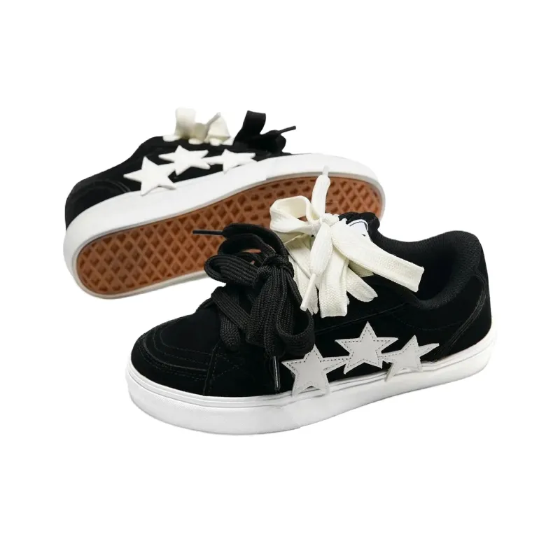 Circle Small Coverage Wear Resistant Balance Lightweight Low Top Skateboard Shoes Unisex-5