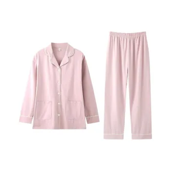 ZAO FU NIAO Pajama Set Women's Light Dusty Pink