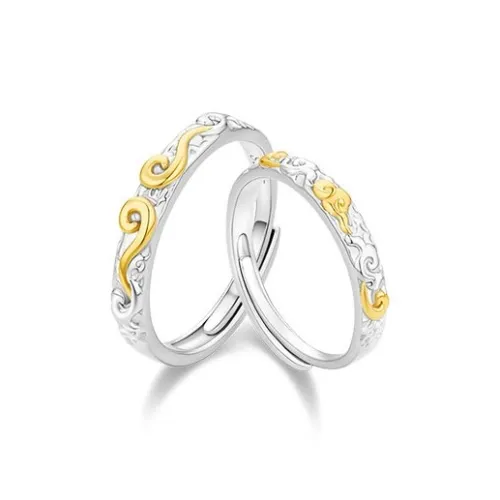 SHARK BABY S999 Fine Silver Rings Unisex
