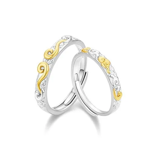 SHARK BABY S999 Fine Silver Rings Unisex-0