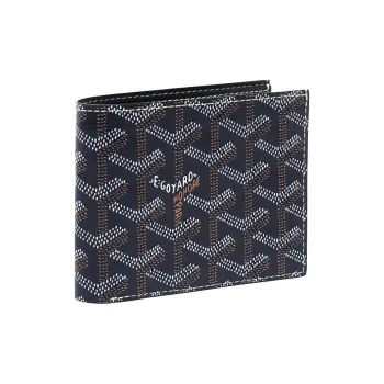 GOYARD Blend Wallet Small Size Unisex Marine Blue