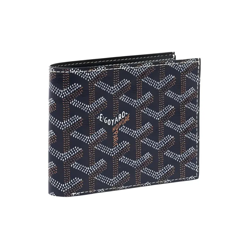 GOYARD Blend Wallet Small Size Unisex Marine Blue-0