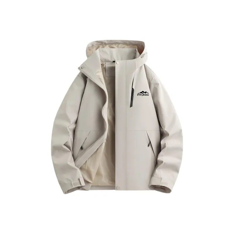 Yiwen Water Resistant Windproof Breathable Warm Windbreaker Jacket Unisex-25