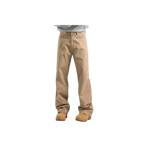 TESTUNG Fashion Casual Pants Unisex Khaki Series Single Item