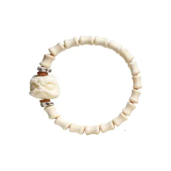 Blooming Petals Bamboo And Wood Bracelets Unisex
