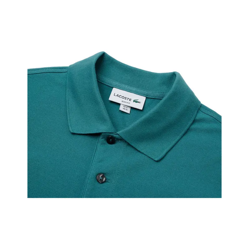 LACOSTE Polo Shirt Men's Tranquil Blue Color-2