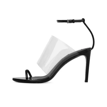 Alaia Strap Sandals 9cm Women's Black