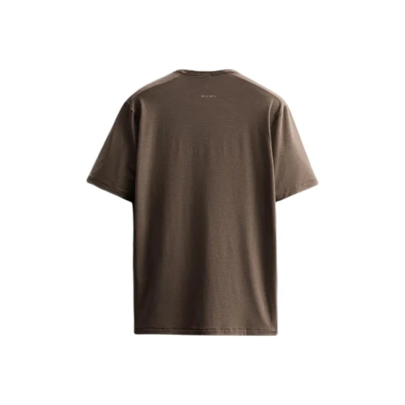 ZARA T Shirts Men Dark Brown-1