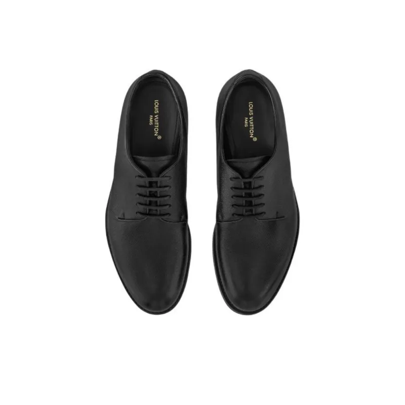 LOUIS VUITTON Fle Dress Shoes Men's Black-2