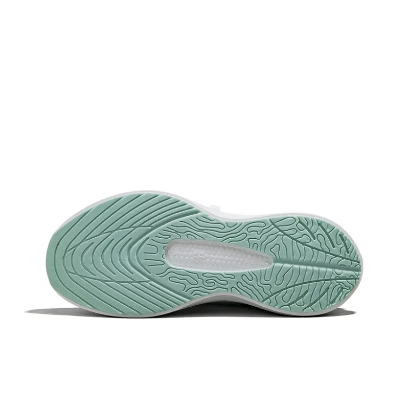 Warrior Anti Slip And Wear Resistant Breathable Low Top Casual Running Shoes Women's White Green-5