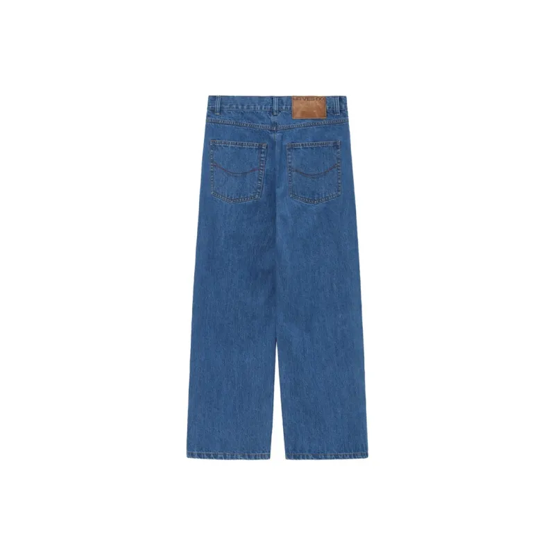 UNVESNO Jeans Unisex Flag Blue-1