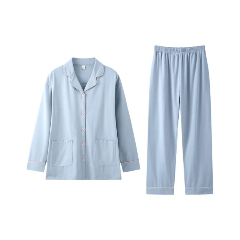 ZAO FU NIAO Pajama Set Women's Celestial Blue-0