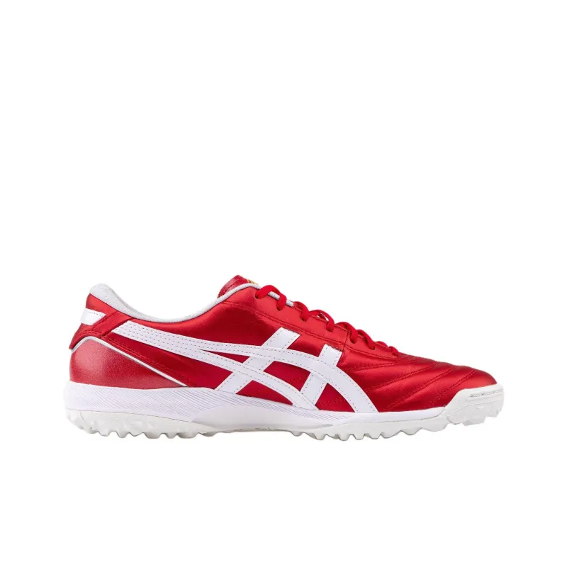Asics C3 TF Rubber Broken Studs Anti Slip Wear Resistant Soccer Shoes Men's Red-1