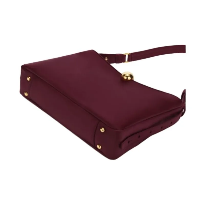 Furla Calfskin Shoulder Bag Medium Size Women's Burgundy-2