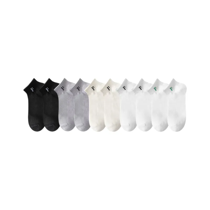 Cotton Gene Ankle Socks Men's 10 Pack-5
