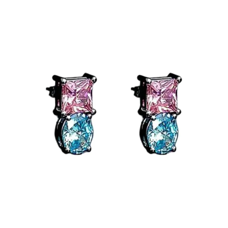 CHIARA FERRAGNI Gemstone Stud Earrings Women's Multicolor-0