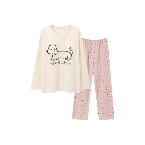 Ta Yan Pajama Set Women's Apricot