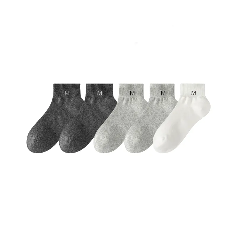 Cotton Gene Ankle Socks Men's 5 Pack-48