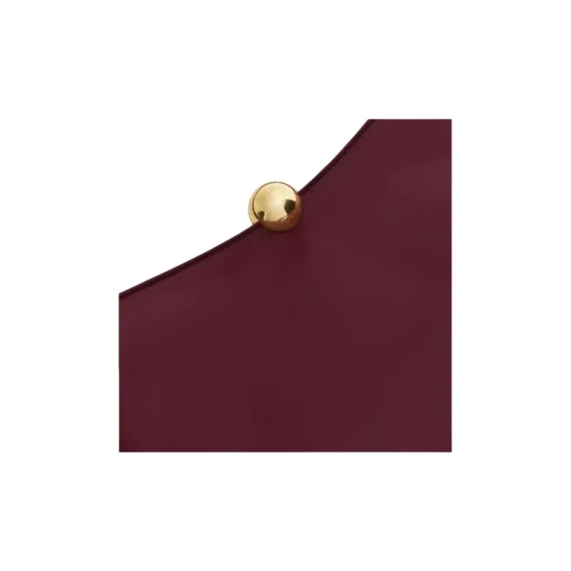Furla Calfskin Shoulder Bag Medium Size Women's Burgundy-4