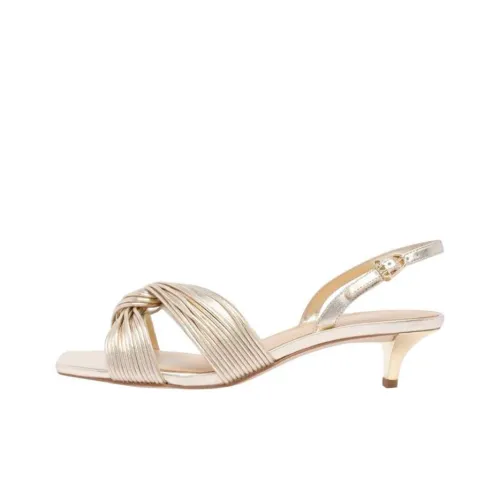 MICHAEL KORS Alessia Strap Sandals 4cm Women's Gold