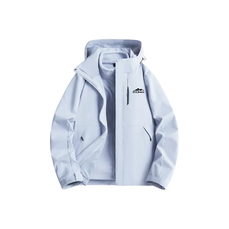 Yiwen Water Resistant Windproof Breathable Warm Windbreaker Jacket Unisex-6