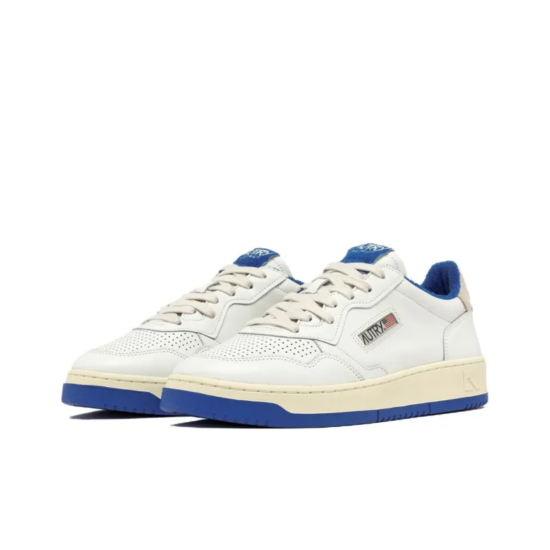 AUTRY Medalist Low Top Casual Shoes Men's White Blue-1
