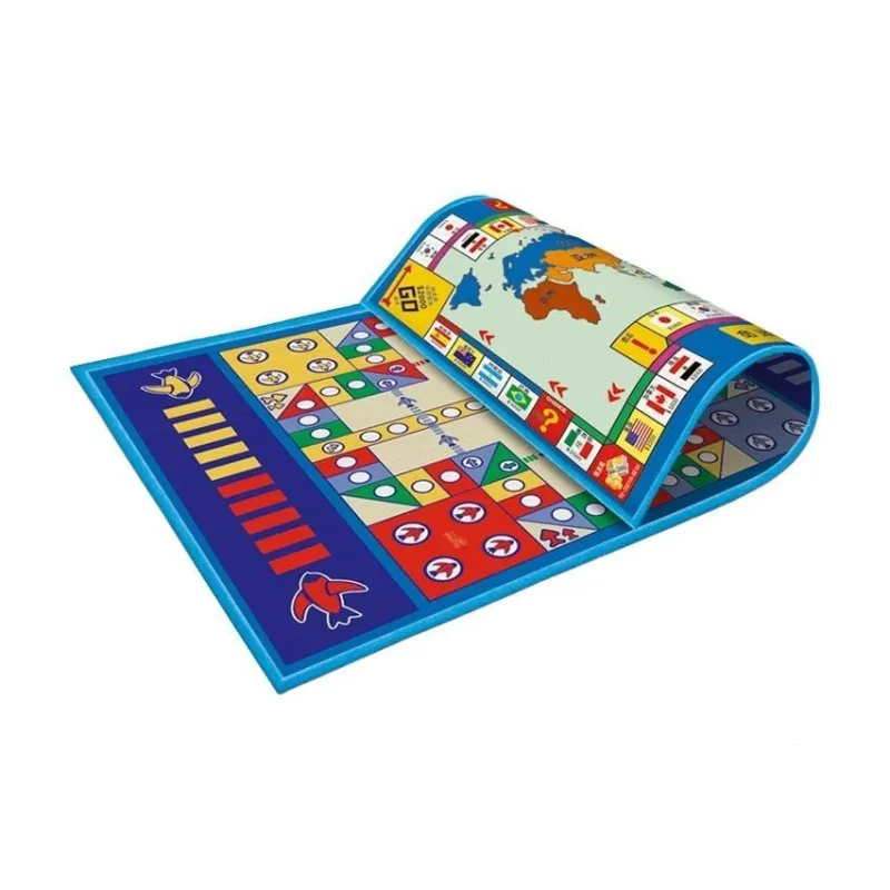 Lezhi By Me Large Size Carpet Educational Flying Chess Portable Magnetic Board Games-4