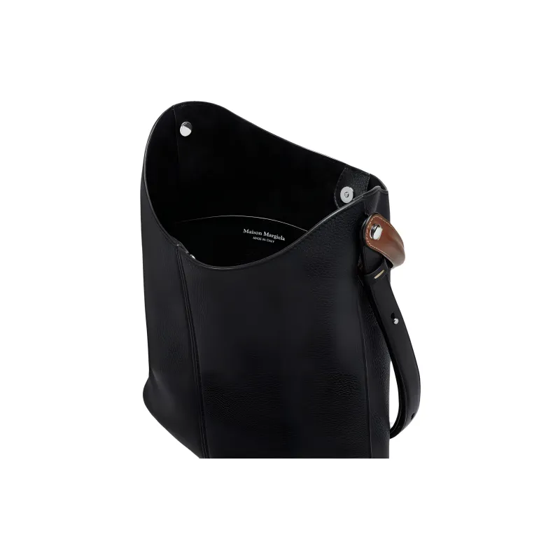 Maison Margiela Calfskin Shoulder Bag, Handbag Women's Black-3