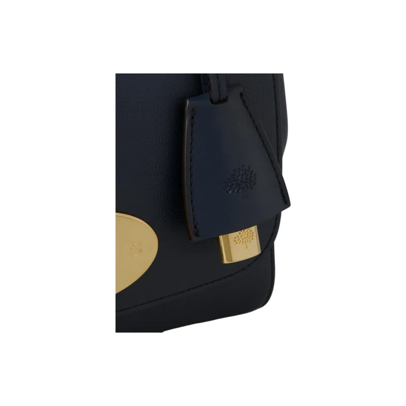 Mulberry Lily Calfskin Shoulder Bag Women's Midnight Blue-4