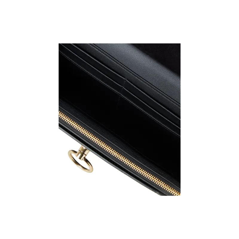 Mulberry Calfskin One Shoulder Clutch Women's Black-3