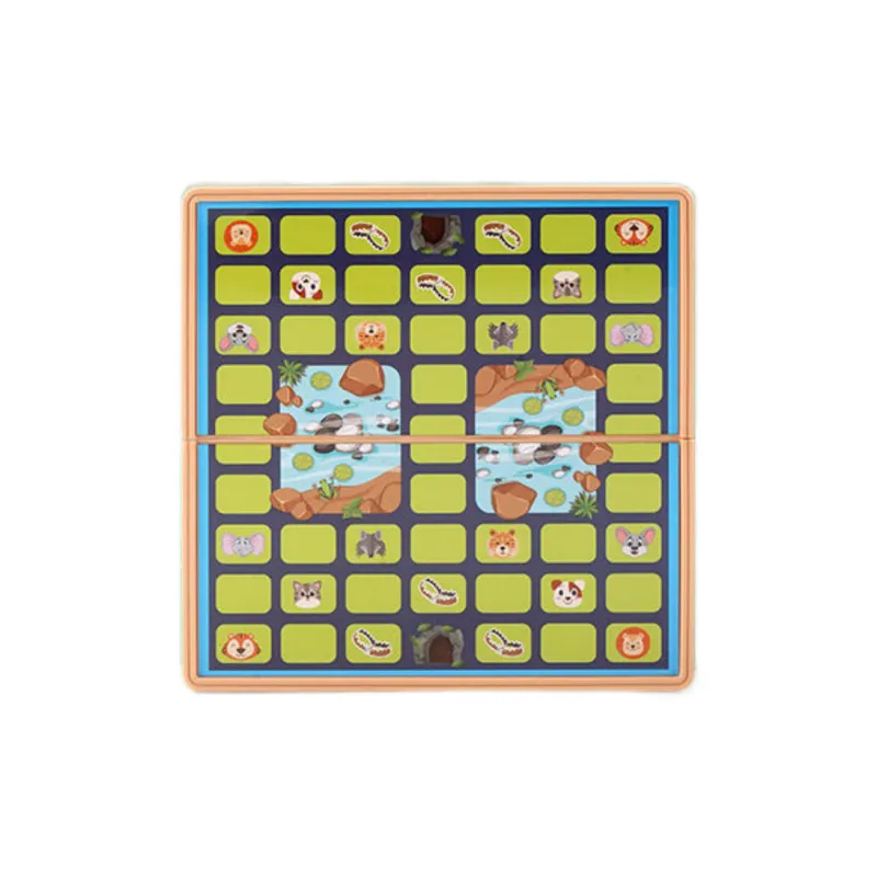 Lezhi By Me Educational Desktop Pocket Portable Magnetic Foldable Flying Chess & Gomoku Mini Board Games-3