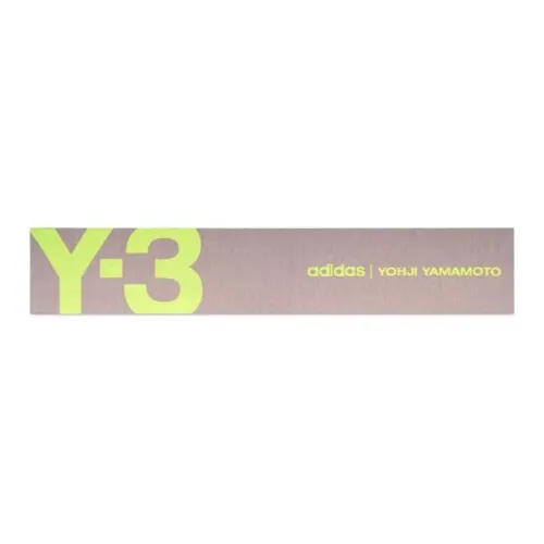 Y 3   Knit Scarves Unisex Yellow