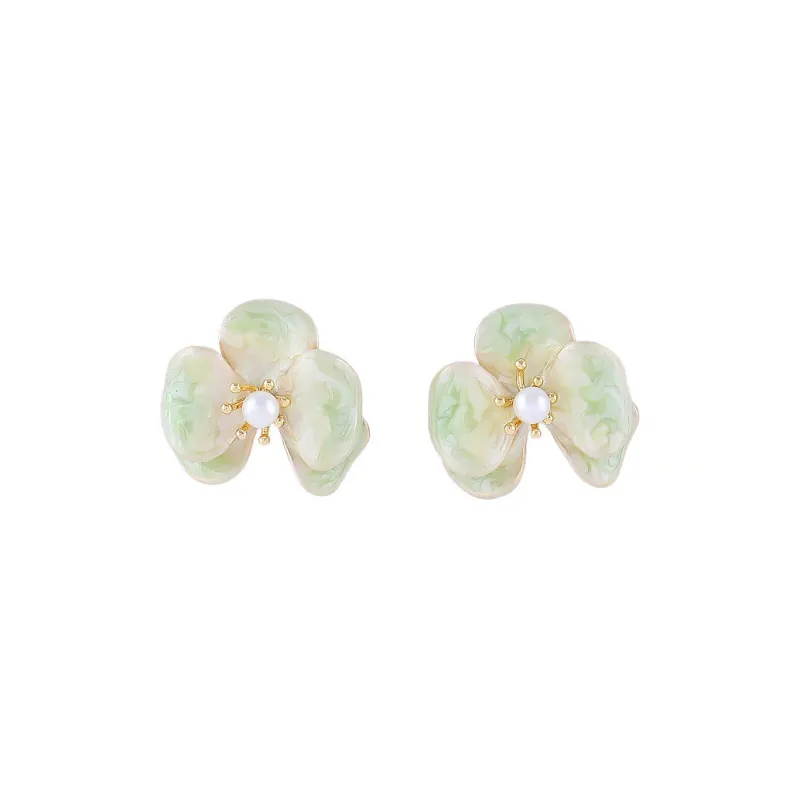 Happy Tide Alloy Earrings Women's-2