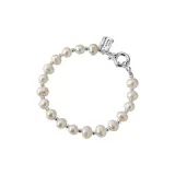 Square Pendant Pearl Bracelet