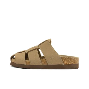 UBZ Rubber Sole Abrasion Resistant Wrap toe Slippers Women's
