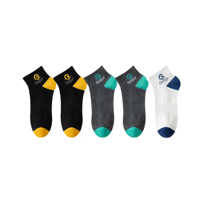 Cotton Gene Ankle Socks Men's 5 Pack-5