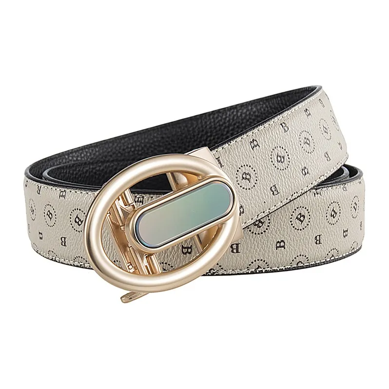 JONNY MOORE Alloy Leather Belts Men's 3.5-1
