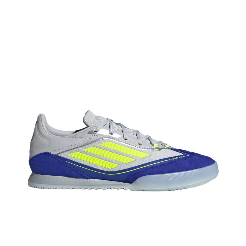Adidas F50 Series Anti Slip Wear Resistant Soccer Shoes Men's Silver Blue-1