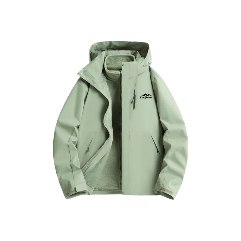Yiwen Water Resistant Windproof Breathable Warm Windbreaker Jacket Unisex-11