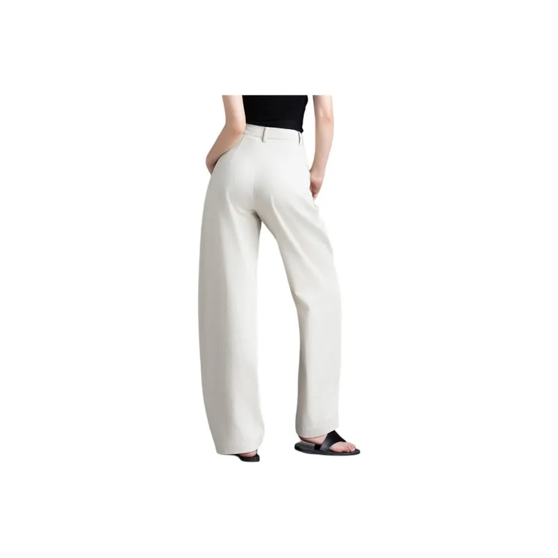 You Cow Me Pants Casual Pants Women's Ecru-2
